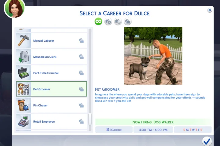 Pet Groomer Part-Time Career