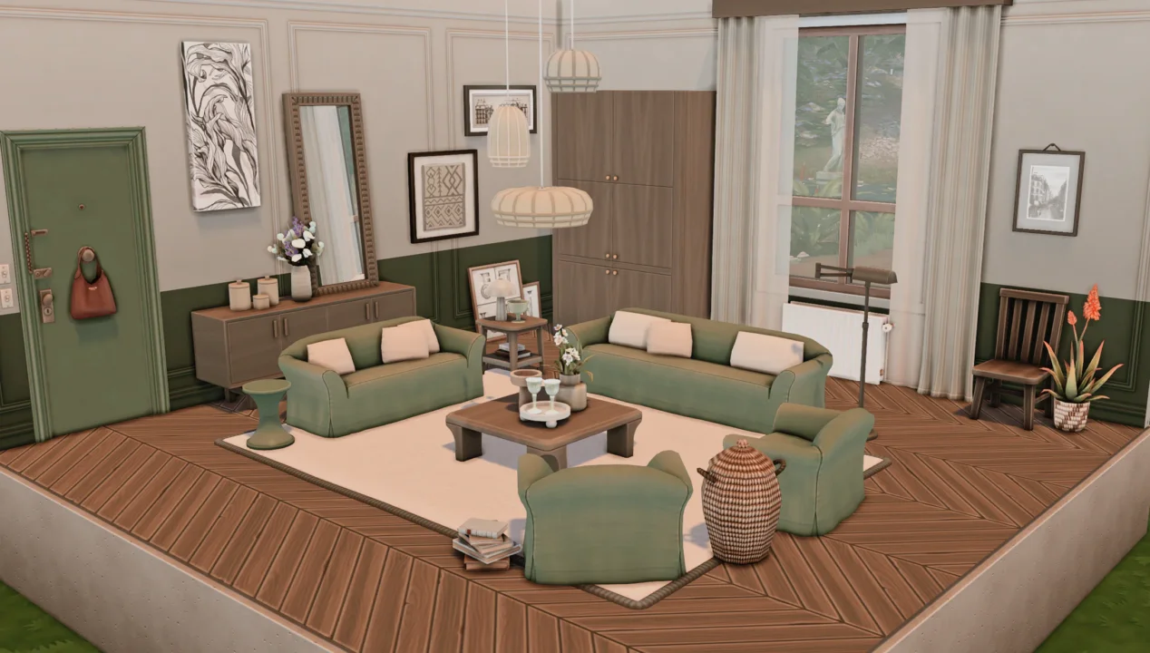 Green Stefan's Salon (CC Livingroom)