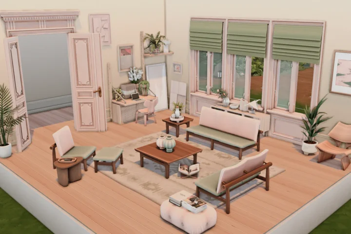 Pastel Copenhagen Livingroom (CC)