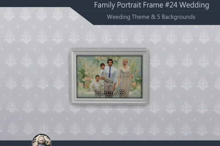 Family Portrait Frame #24 Wedding Samtuse963