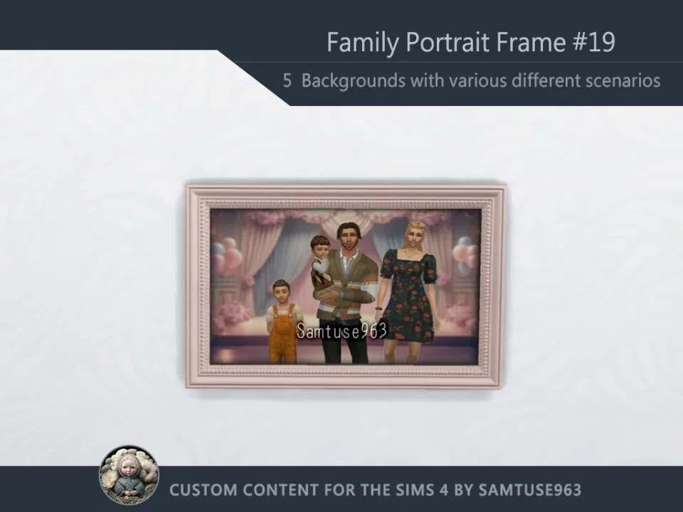 Family Portrait Frame #19 Samtuse963
