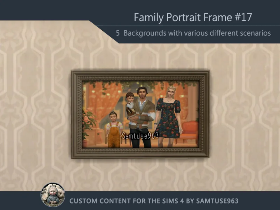 Family Portrait Frame #17 Samtuse963