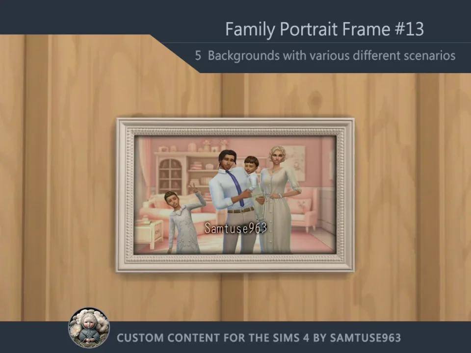 Family Portrait Frame #13 Samtuse963