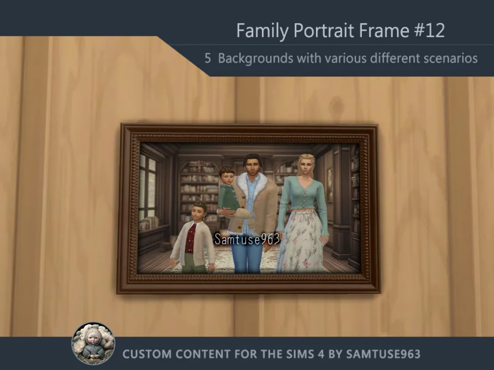 Family Portrait Frame #12 Samtuse963