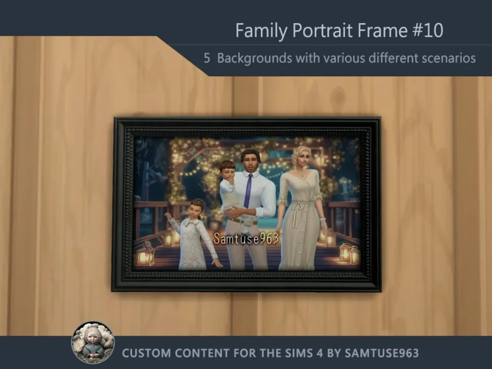 Family Portrait Frame #10 Samtuse963