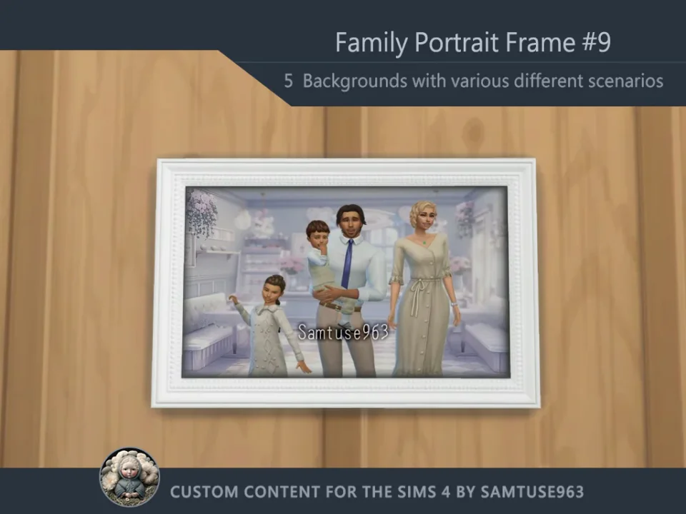 Family Portrait Frame #9 Samtuse963