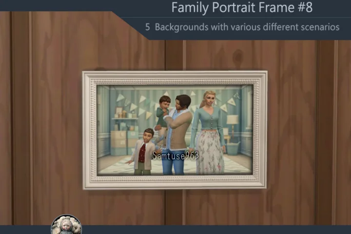 Family Portrait Frame #8 Samtuse963