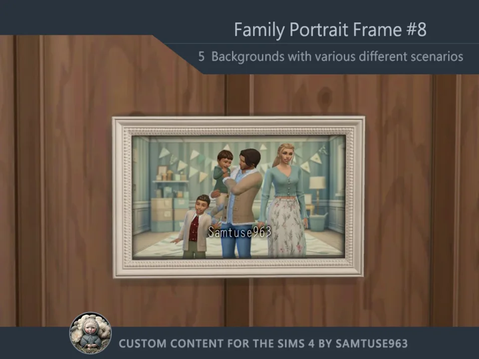 Family Portrait Frame #8 Samtuse963
