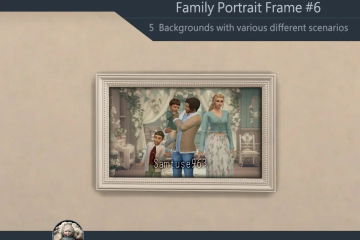 Family Portrait Frame #6 Samtuse963