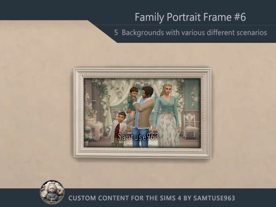 Family Portrait Frame #6 Samtuse963