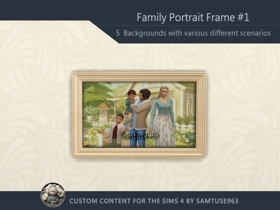 Family Portrait Frame #1 Samtuse963