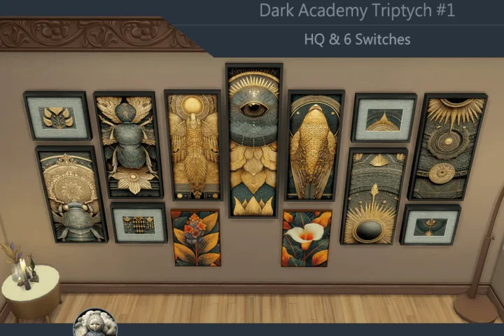 HQ Dark Academy Triptych #1 Sellable Extra B Samtuse963