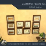 HQ Line Oil Mini Painting Two #1 Extra H Samtuse963