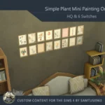 HQ Simple Plant Mini Painting One #1 Extra G Samtuse963