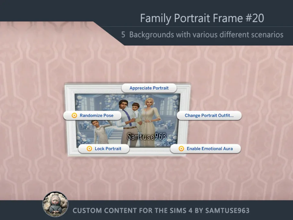 Family Portrait Frame #20 Samtuse963