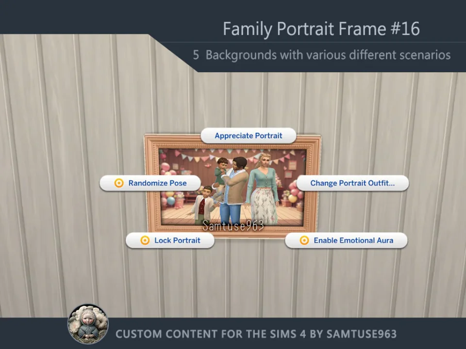 Family Portrait Frame #16 Samtuse963