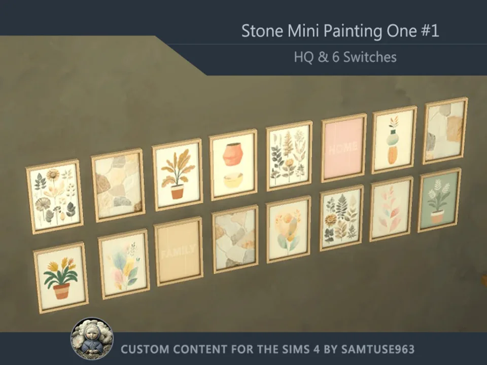 HQ Stone Mini Painting One #1 Extra G Samtuse963