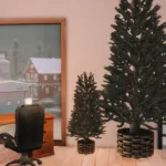 Xmas tree in basket