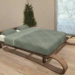 Sleigh bed