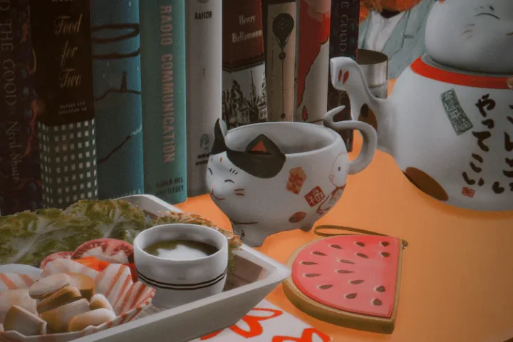 Lucky cat mug ☕