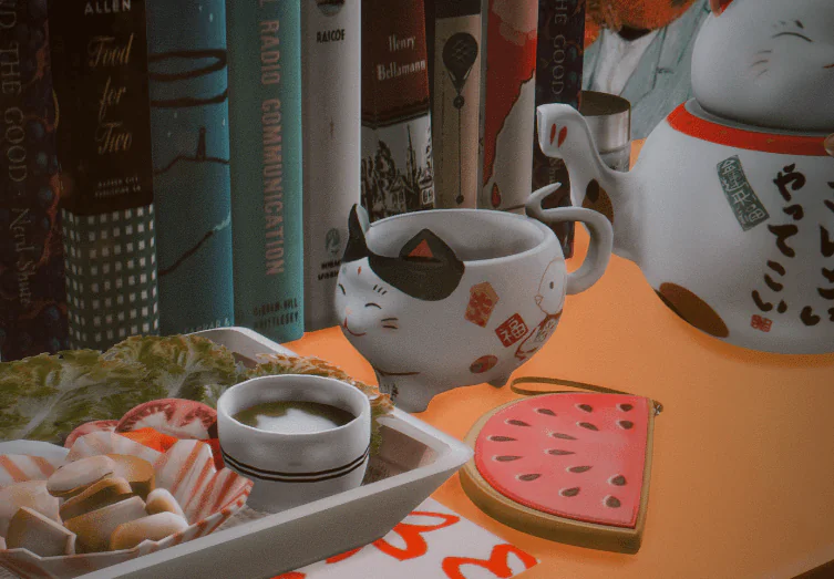Lucky cat mug ☕