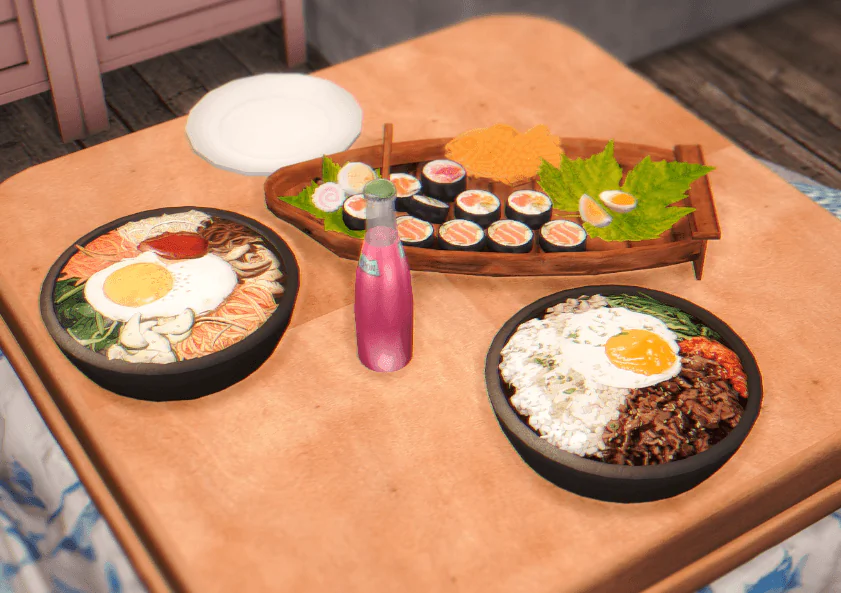 Bibimbap Bowls Korean Meal🍲🍛