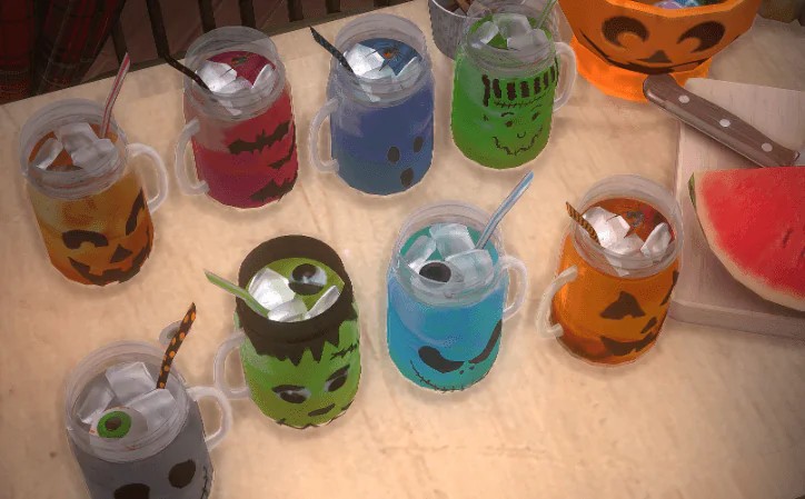 Spooky Iced Tea (functional drinks)🎃