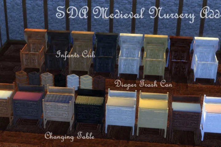 SDA Medieval Infant Crib