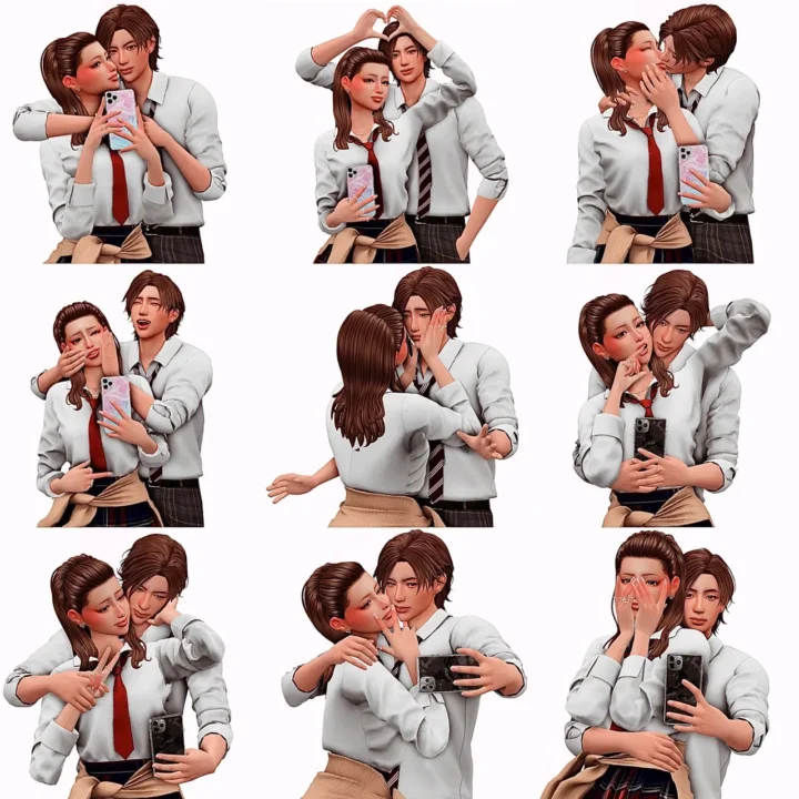 Acha Selfie poses for couples #1
