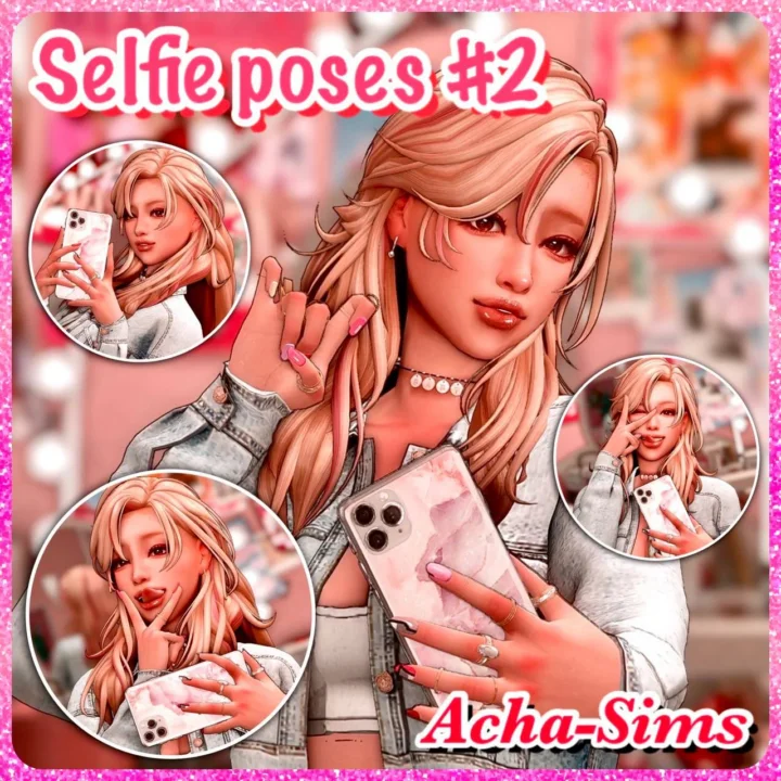 Acha Selfie poses #2
