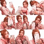 Acha Selfie poses #2