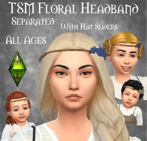 TSM Floral Headband Separated - All Ages