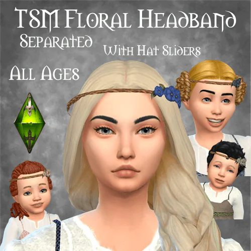 TSM Floral Headband Separated - All Ages
