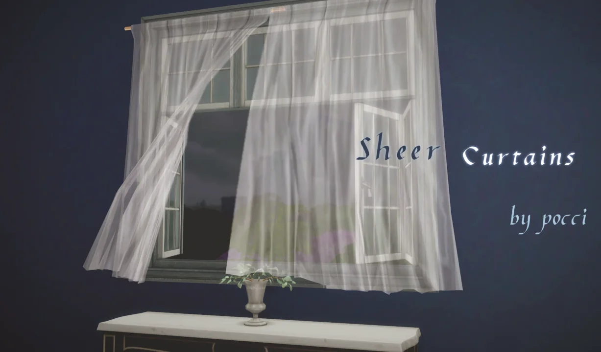 Sheer curtains