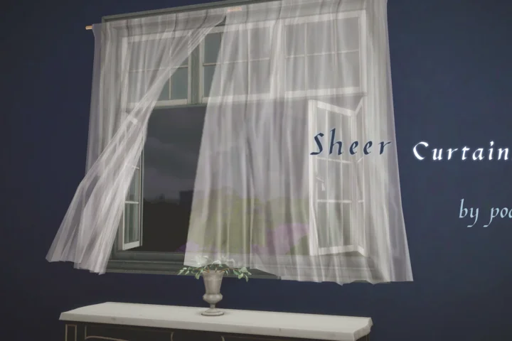 Sheer curtains