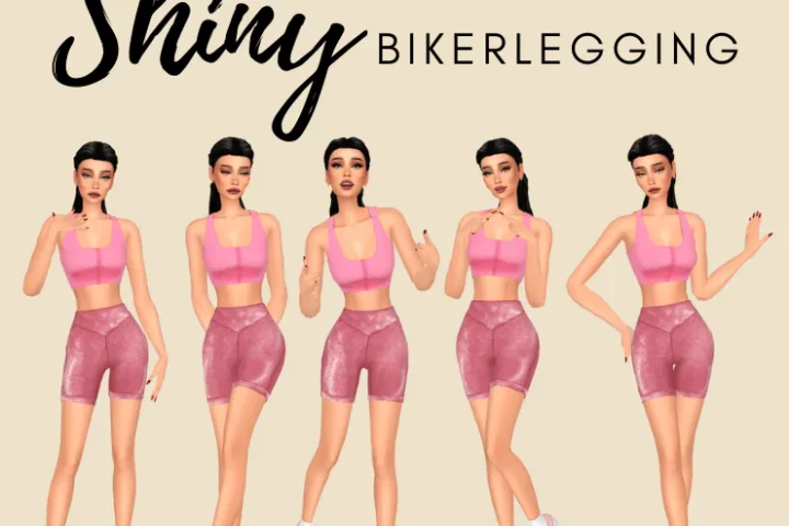 SHINY BIKER LEGGING