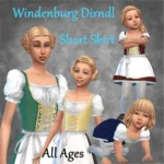 Windenburg Dirndl Dress - Short Skirt