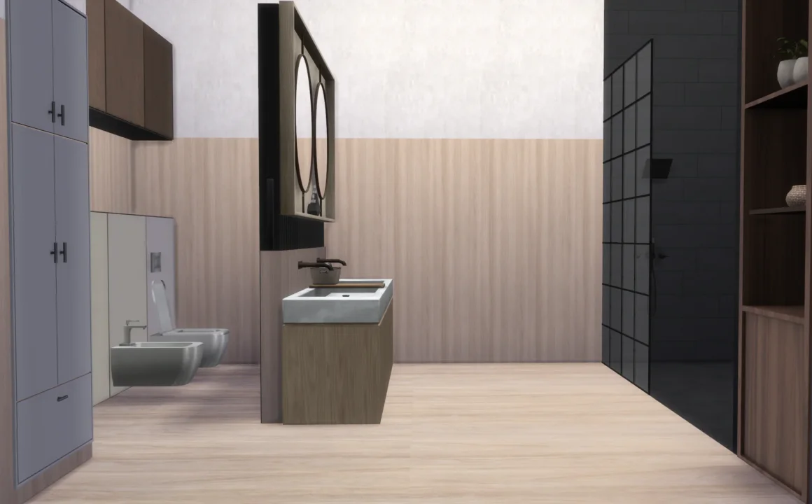 fancy bathroom