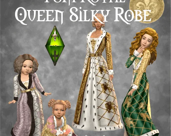 TSM Royal Queen Silky Robe