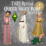 TSM Royal Queen Silky Robe Plain Version