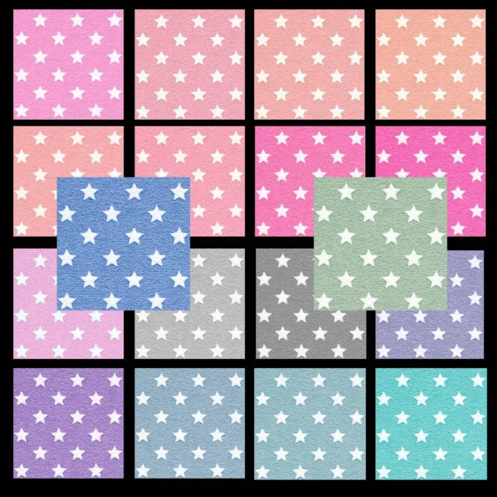 Playful Stars - Patterned Plush Carpeting