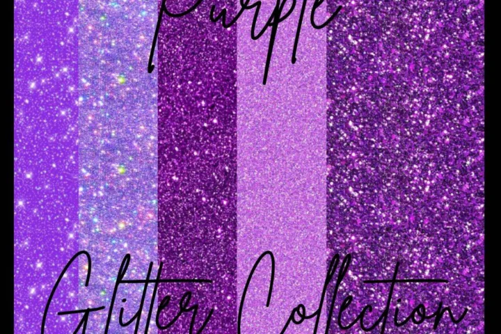 Purple Pop - Glitter Collection - Wallpaper Set