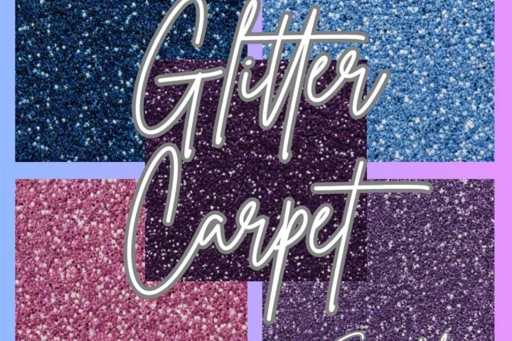 Plush Glitter Carpet - Glitter Collection
