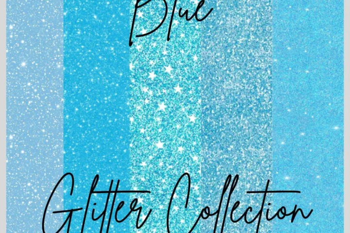 Icy Blue - Glitter Collection - Wallpaper Set