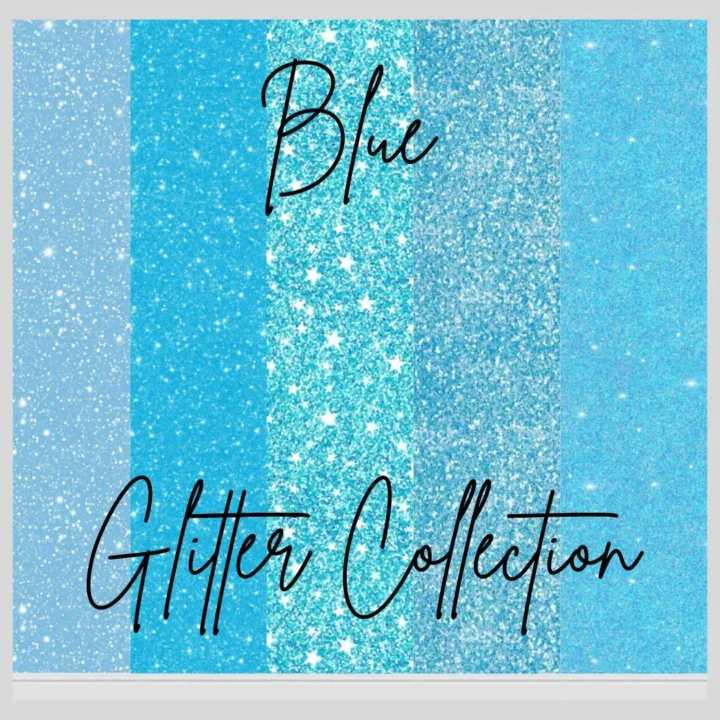 Icy Blue - Glitter Collection - Wallpaper Set