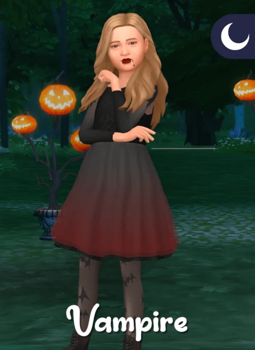 Vampire Dress Costume for Kids