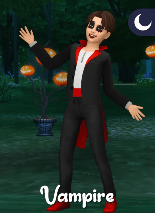 Vampire Suit Costume for Kids