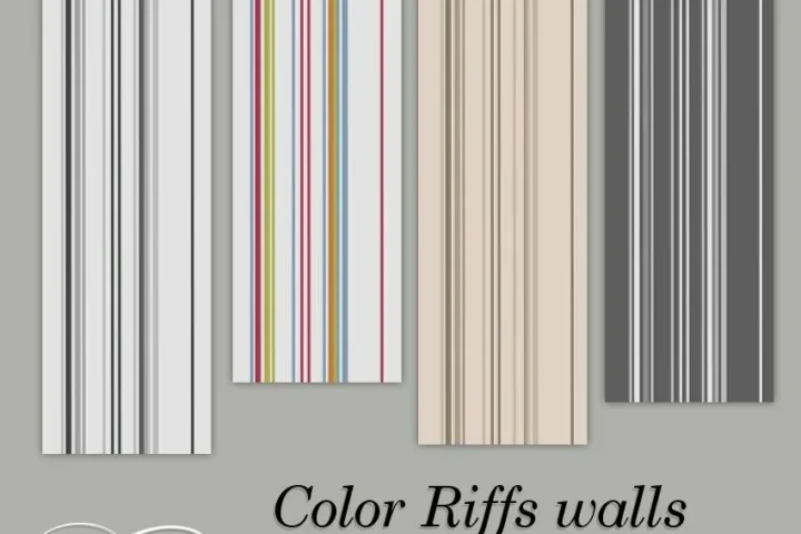 Color Riffs Wall Stripes ░