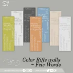 Color Riffs Walls - words 🏩