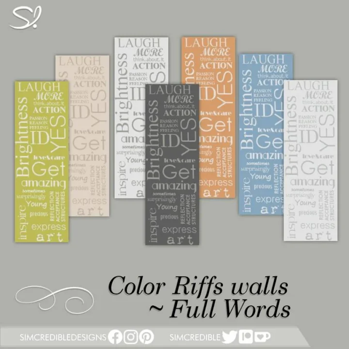 Color Riffs Walls - words 🏩